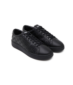 Кожаные кроссовки kourt iii monogram emboss lo Karl Lagerfeld - черный(KL51549A)