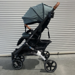 Прогулочная коляска D200 Серый текстиль полный комплект