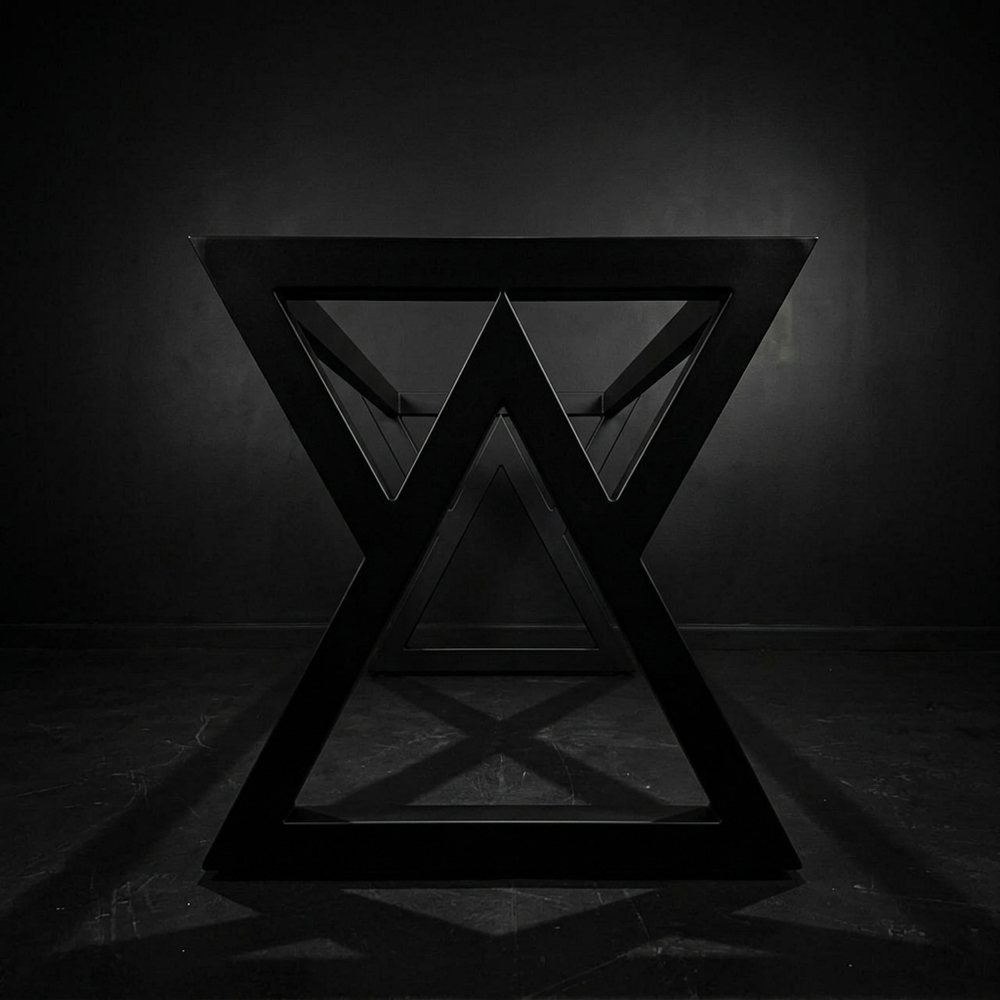 Подстолье из металла в стиле лофт №23