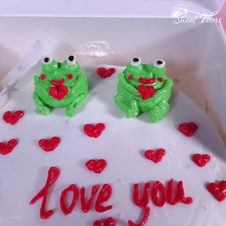 Бенто торт "Лягушата"