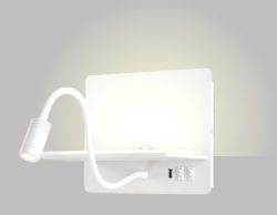 Бра Crystal Lux CLT 226W250USB WH