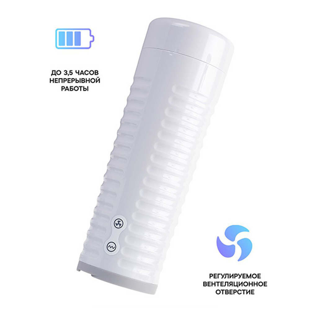Интерактивный нереалистичный вибромастурбатор Lovense Max 2 Smart Male Massager White LE-01