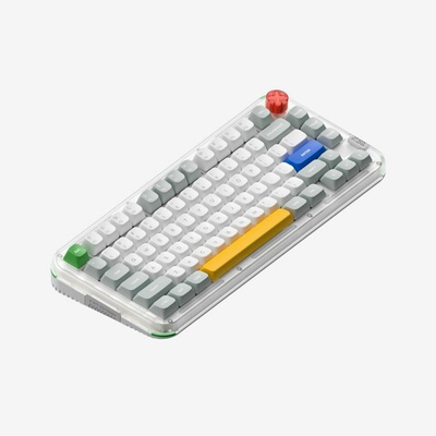 Беспроводная механическая клавиатура Nuphy Kick75, гибридный профиль, прошивка IO, Red Max switch (KICK75HP-TG-RM)