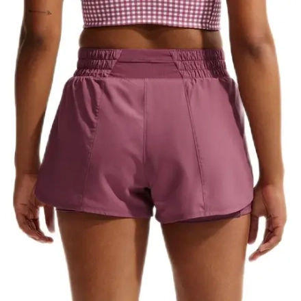 Женские теннисные шорты Nike Dri-Fit One 2-in-1 - pink smoke/white