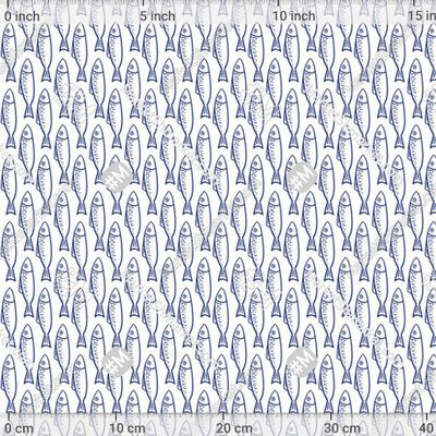 Стайка рыбок на белом фоне by Lina shibumi 313 DPI