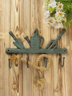 Iron Garden Вешалка настенная Огородная 4 крючка