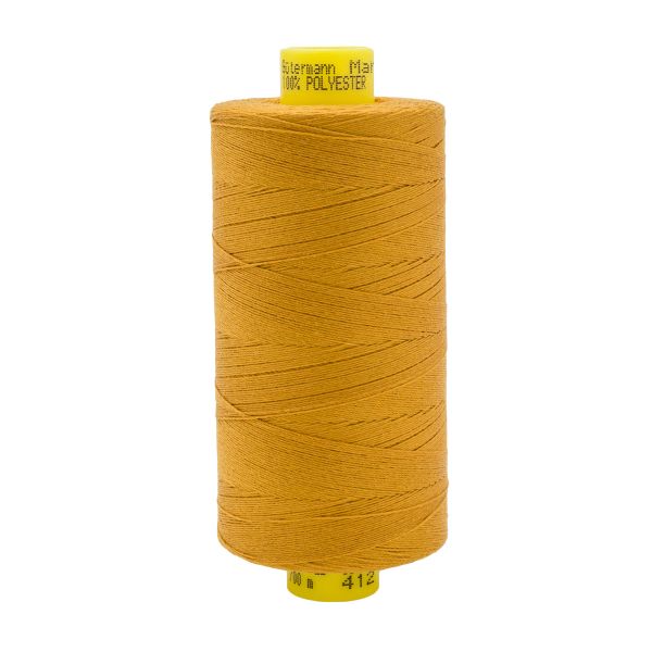 Нитка Gutermann Mara 70 (700 метров), 1 кат., для плотных тканей | 412 охра