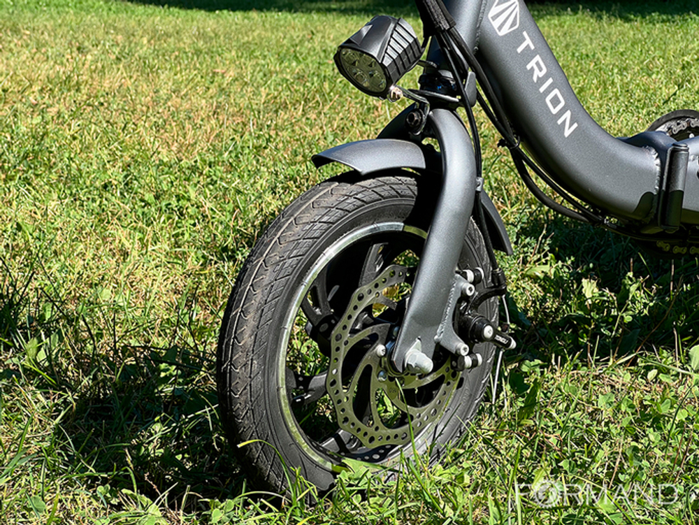 Трехколесный двухместный электровелосипед TRION Delta, Серый