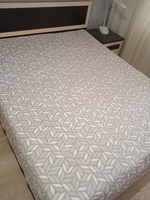 Покрывало жаккардовое двухстороннее Нежность 165-18 беж, серый 2.0 (180х200)