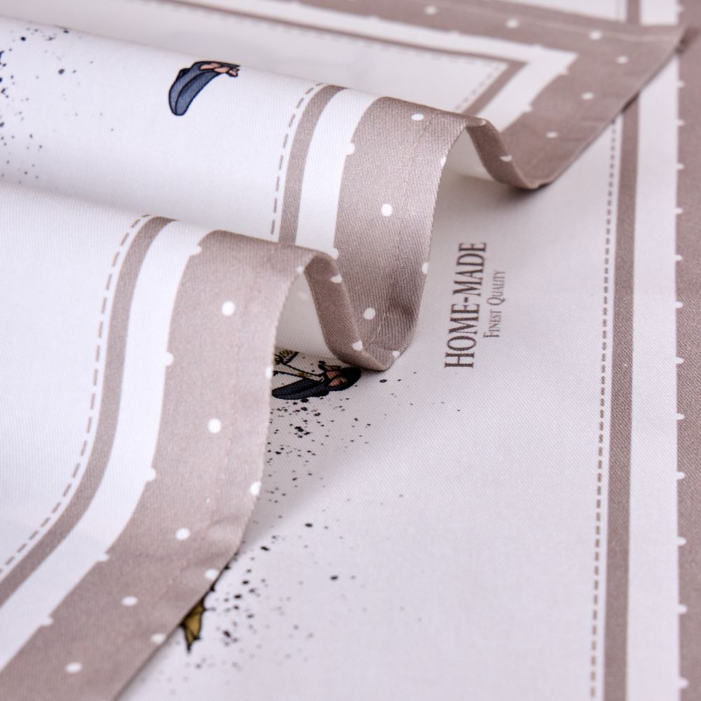 НАБОР ПОЛОТЕНЕЦ ИЗ 2-ХШТ"FAMILY FARM",40Х60СМ, 100% ХЛОПОК, КАПУЧИНО