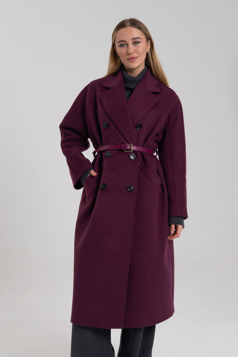 Пальто Imperial с поясом