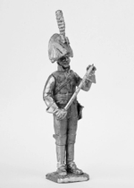 Оловянный солдатик Унтер офицер прусского кирасирского полка 1806 год