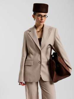 Песочный пиджак Купер