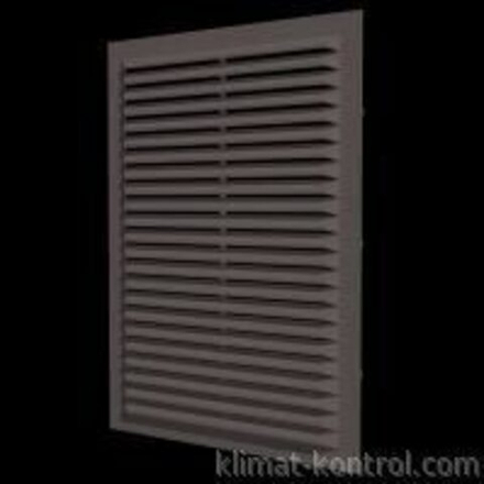 Решетка 194*194 1919С коричневая вентиляционная с сеткой 194х194 ERA title=