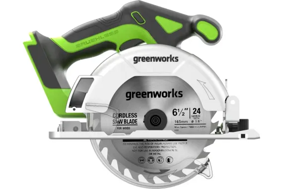 Аккумуляторная дисковая пила "GREENWORKS" GD24CS165 1501607 (без АКБ и ЗУ)