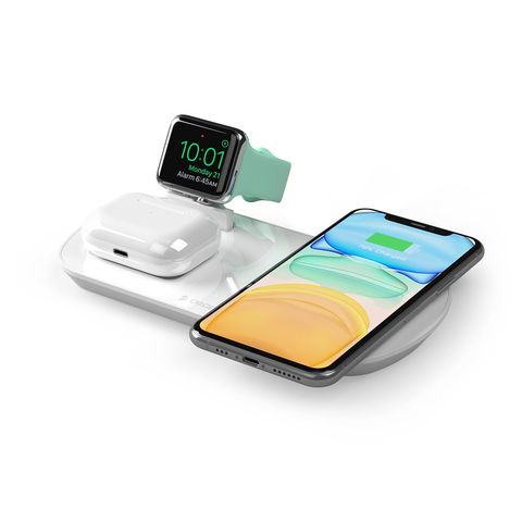 Беспроводное зарядное устройство Deppa 3в1 (D-24010) для Apple iPhone/ Watch (1-7ser)/ Air Pods 17.5W