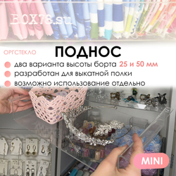 Поднос из оргстекла MINI (в выкатную полку)