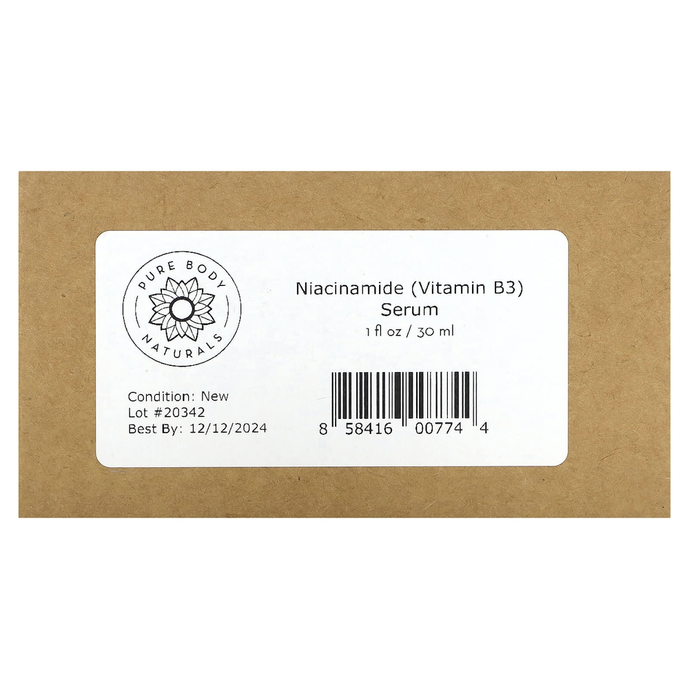 Pure Body Naturals, Pure Protect, сыворотка с ниацинамидом, 30 мл (1 жидк. унц.)