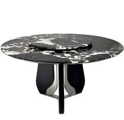 Стол с вращающейся столешницей 4473, Ø135 см, керамогранит
