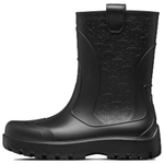 DIOR Garden Rain Boot "DIOR Oblique Embossed - Black"