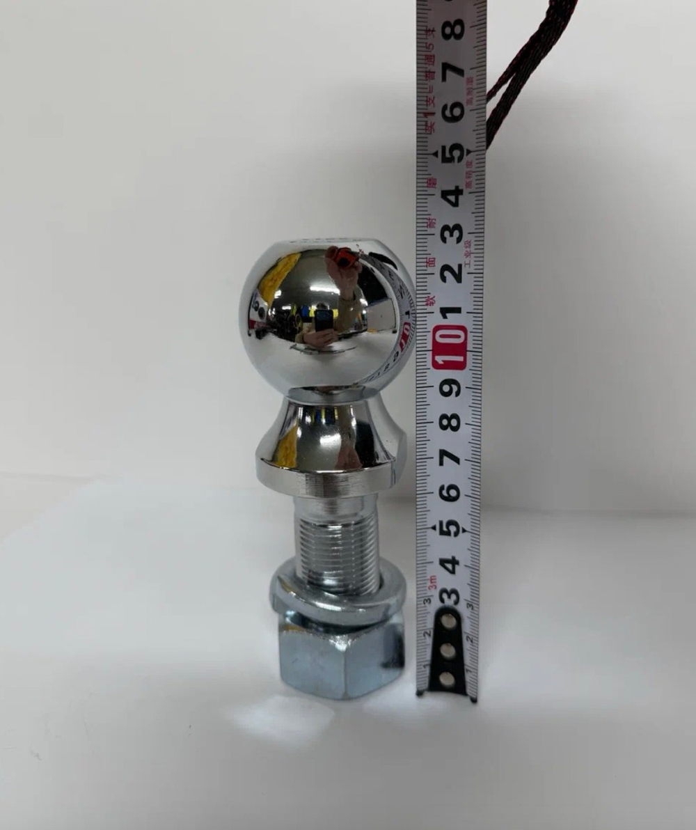 Шар для фаркопа 50 мм, 3.5 тонн, прицепное устройство для прицепа, ножка стержень М24 (шайба и гайка в комплекте), тип Е , (1 шт.) -