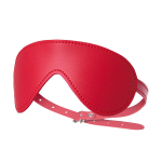 Красная маска из искусственной кожи ToyFa Anonymo 310205