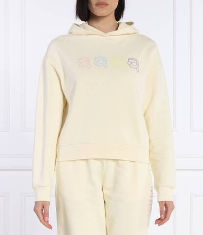 Худи ikonik 2.0 Karl Lagerfeld - желтый(241W1800)