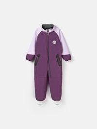 Комбинезон Колор блок Softshell демисезонный "Слива"