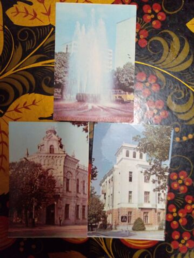 Карманные календарики. СССР. Винтаж. 1986 г. Издательство "Советская Кубань". Набор из 3 календарей с видами города