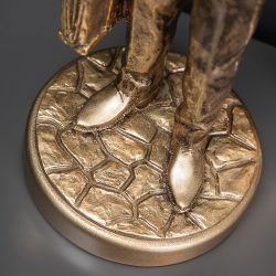 Скульптура Лев Бизнесмен Бронза