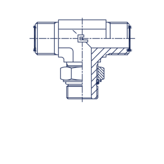 Штуцер FMTA D12 ORFS 13/16 - UNF 11/16