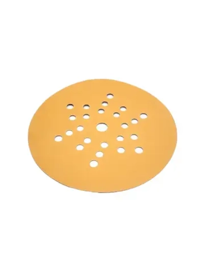 225мм P180 10шт. Шлифовальный абразивный круг для шлифовки под липучку Minamo Golden Warrior