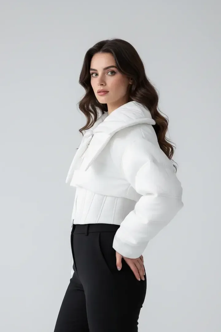 Женский короткий пуховик «METEL»