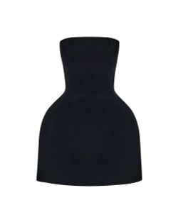 Платье мини корсетного типа из бархата