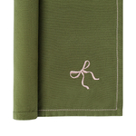 Салфетка сервировочная fancy bows оливкового цвета из коллекции essential, 45х45 см