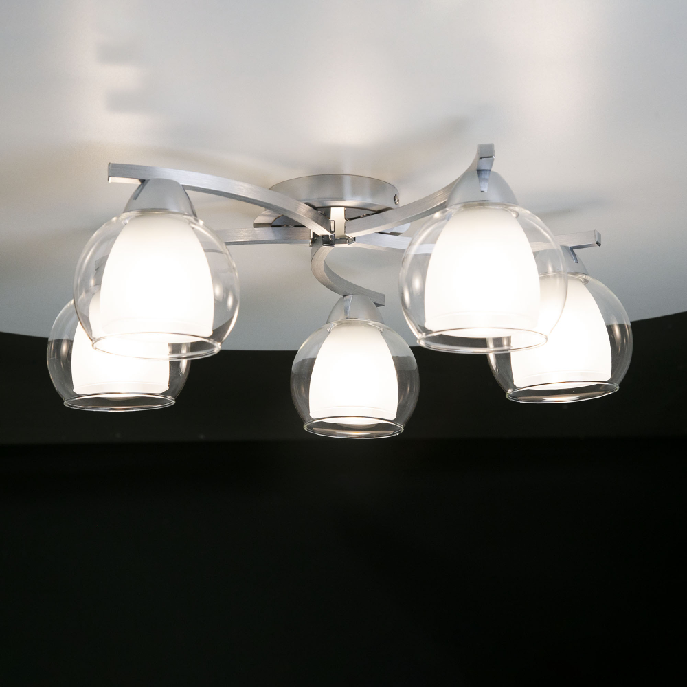 Citilux Кристи CL152157 Люстра потолочная Алюминий Хром