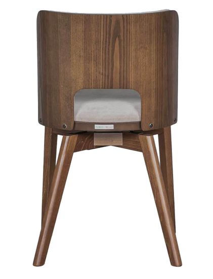 Стул Lucca-F-SW вращающийся Бежевый / Американский орех / массив Бука