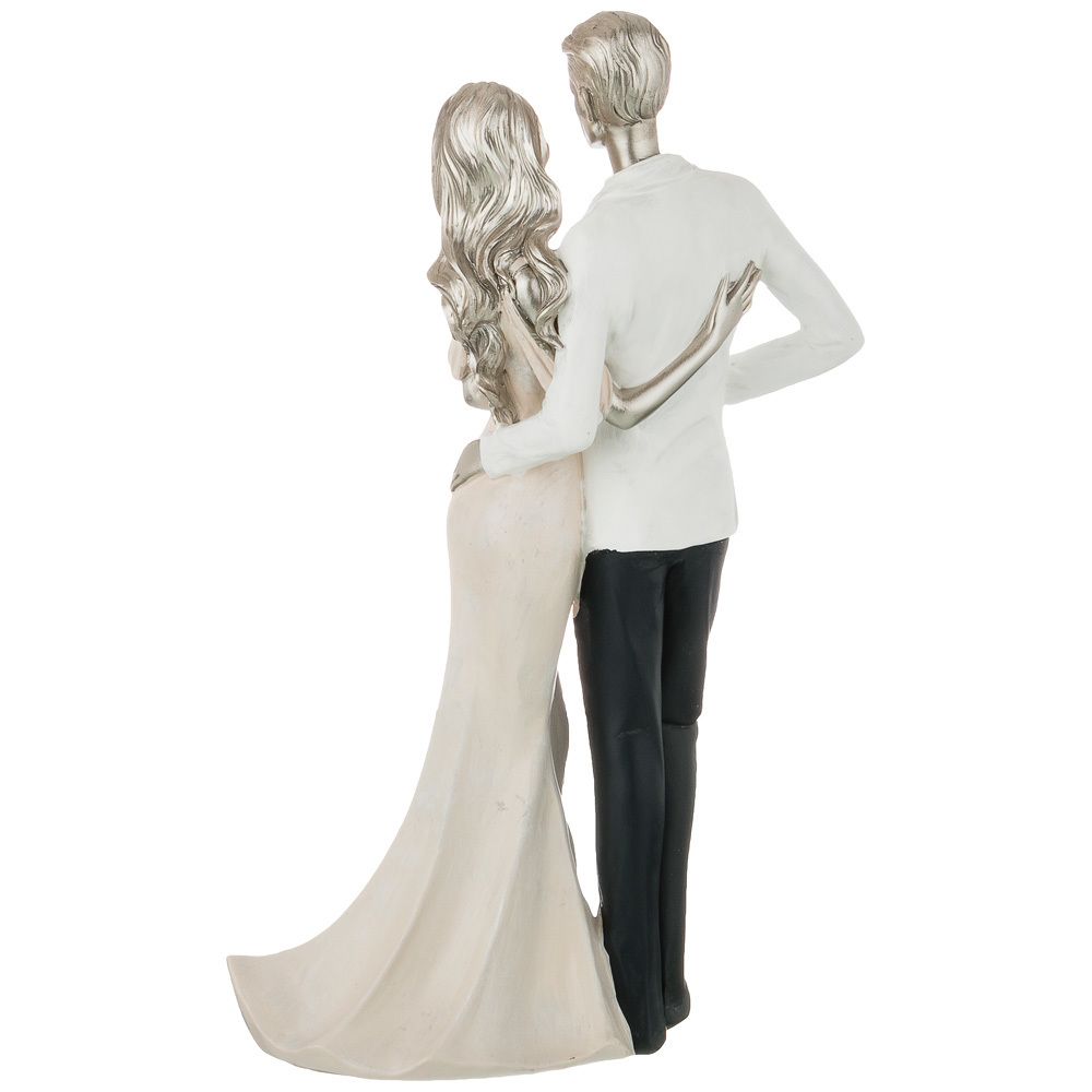 СТАТУЭТКА "МОЛОДОЖЕНЫ" 19*12*36 СМ. СЕРИЯ "ФЬЮЖН" (КОР=6ШТ.)