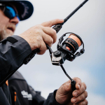 Набор для рыбалки: Катушка Okuma Aria 3000a + Плетеный шнур Power Phantom PE4, 135м, флуоресцентный желтый #1, 0,16мм, 7,7кг.