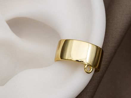 Кафф "Широкий с петелькой"