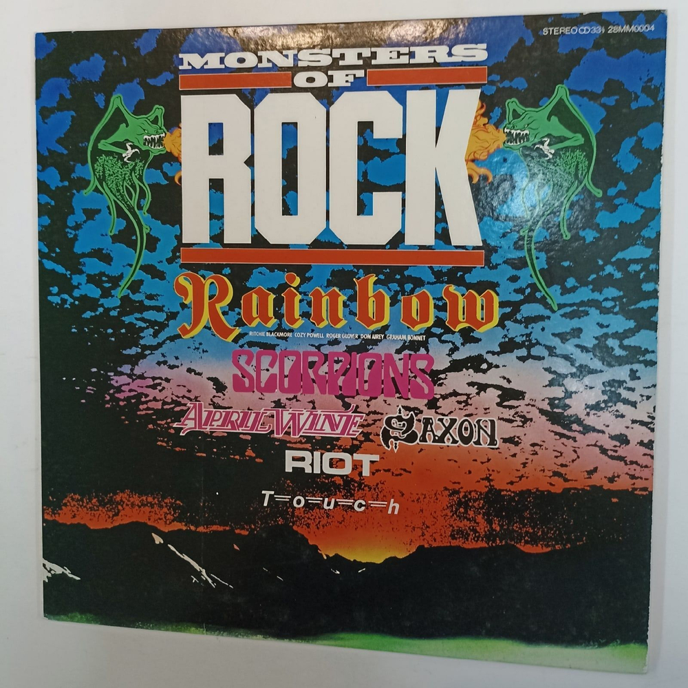 Винтажная виниловая пластинка Сборник Monsters Of Rock (Japan 1980)