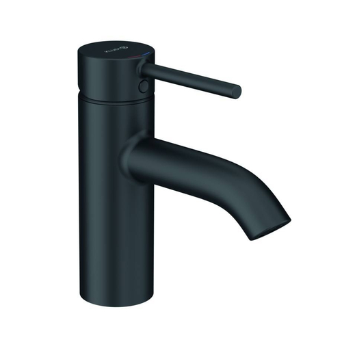 Смеситель для раковины Kludi Bozz с донным клапаном, черный матовый (382663976)