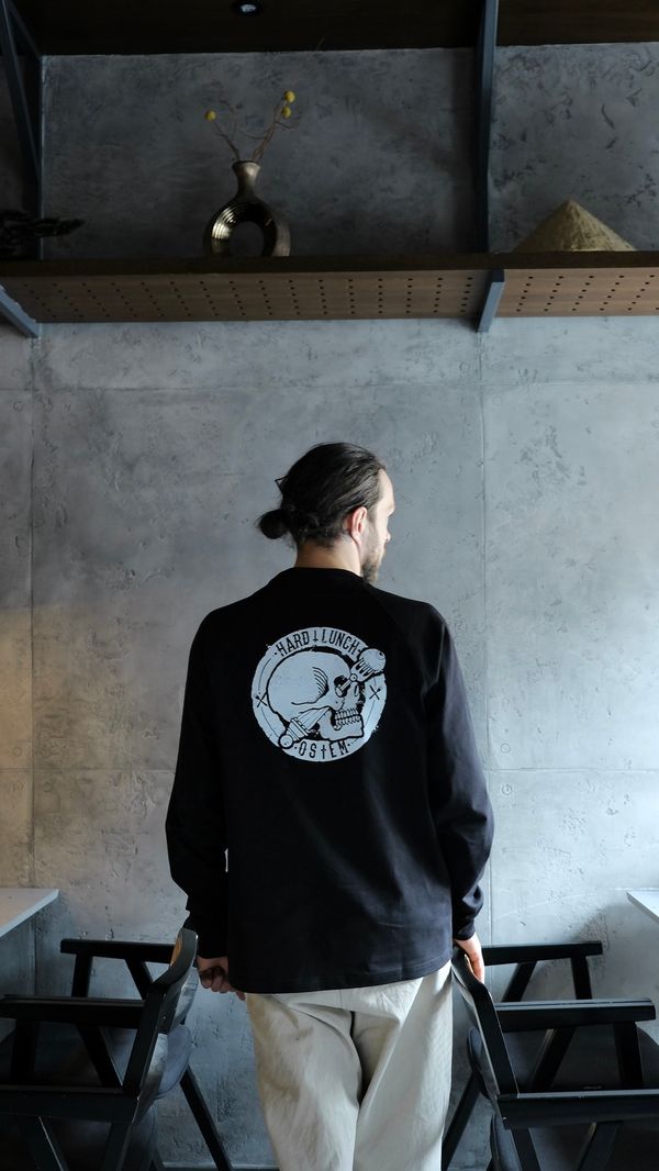 Лонгслив x Ostem черный - фото 2