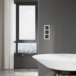 Выключатель одноклавишный (черный акрил)