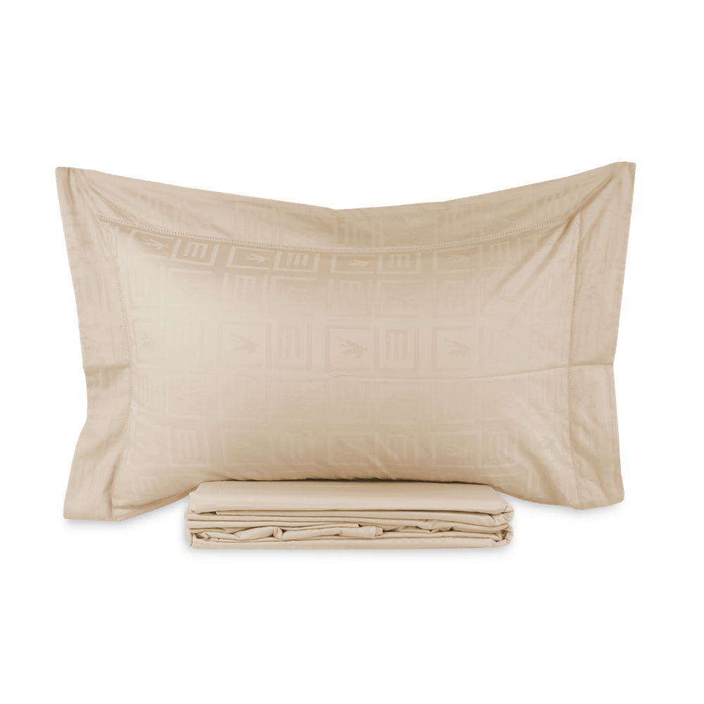 Постельное белье Etro Base Beige сатин-жаккард