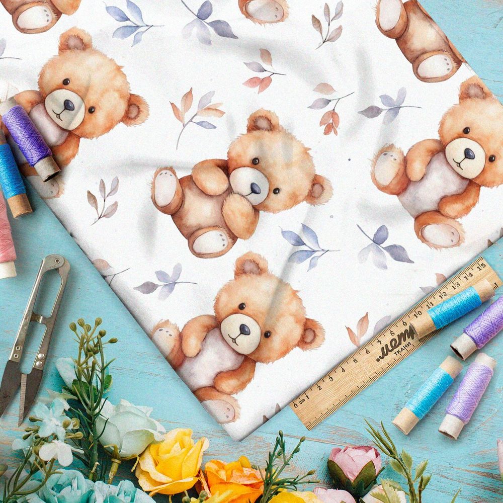 Ткань премиум мембрана игрушечные медведи