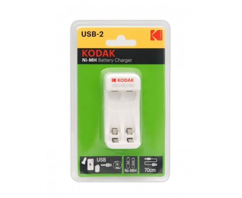 Устройство зарядное USB-2 C8001B для аккумуляторов NR6(AA) NR03(AAA) Ni-MH (Kodak)