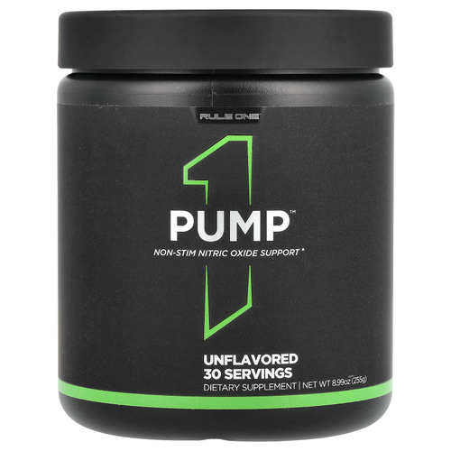 Rule One Proteins, Pump, без добавок, 255 г (8,99 унции)