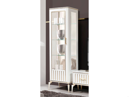 Гостиной Стамбул витрина левая белый Слониммебель