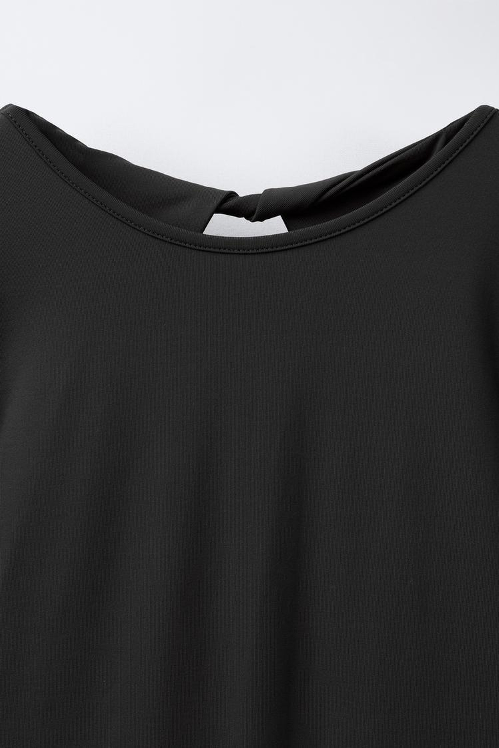 ZARA БОДИ ИЗ ПОЛИАМИДА С ВЫРЕЗАМИ, ЧЕРНЫЙ